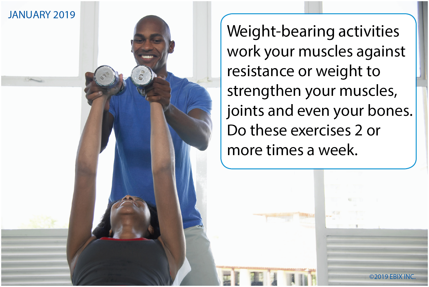 Weekly E-Bite: Weight-Bearing Activities